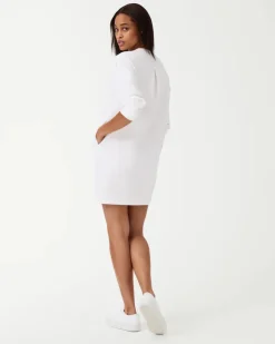 AirEssentials Crew Neck Dress In White