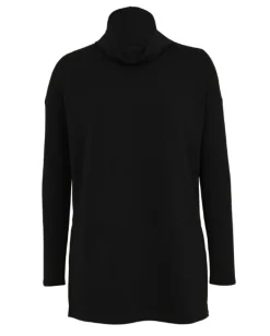 AirEssentials Turtleneck Tunic In Very Black
