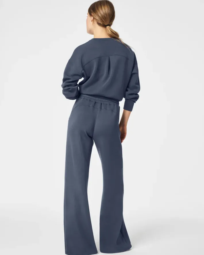 AirEssentials Wide Leg Pant In Dark Storm