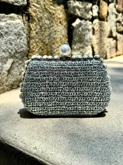 Amelie Clutch In Silver