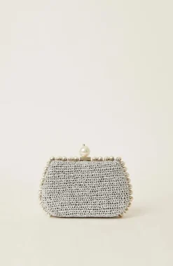 Amelie Clutch In Silver