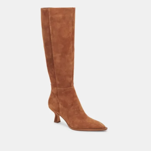 Auggie Boot In Brown Suede
