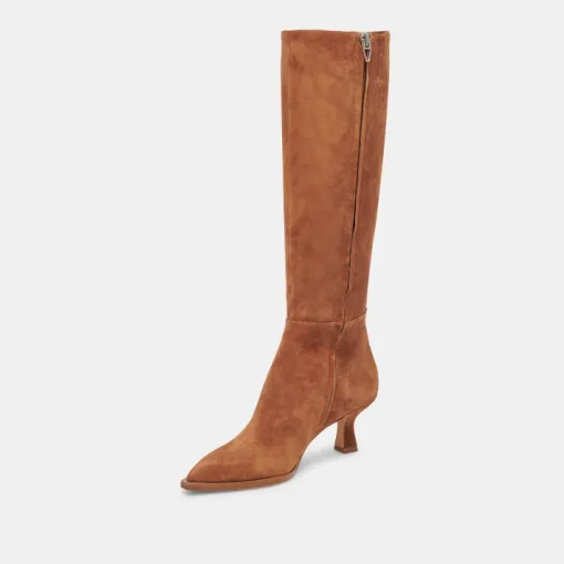 Auggie Boot In Brown Suede