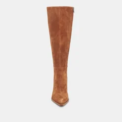 Auggie Boot In Brown Suede