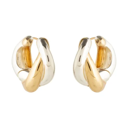 Bleecker Hoops In Gold/Silver