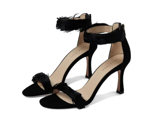 Breece Heel In Black Suede