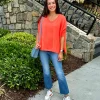 Bronte Sweater In Coral