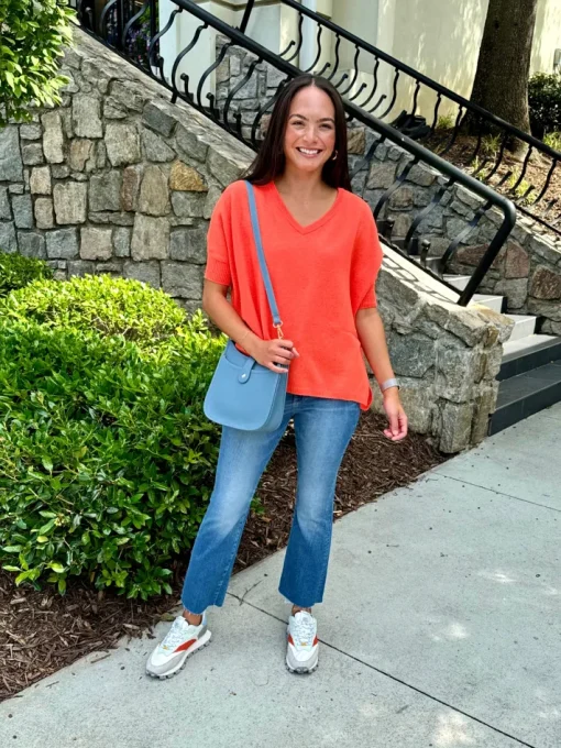 Bronte Sweater In Coral