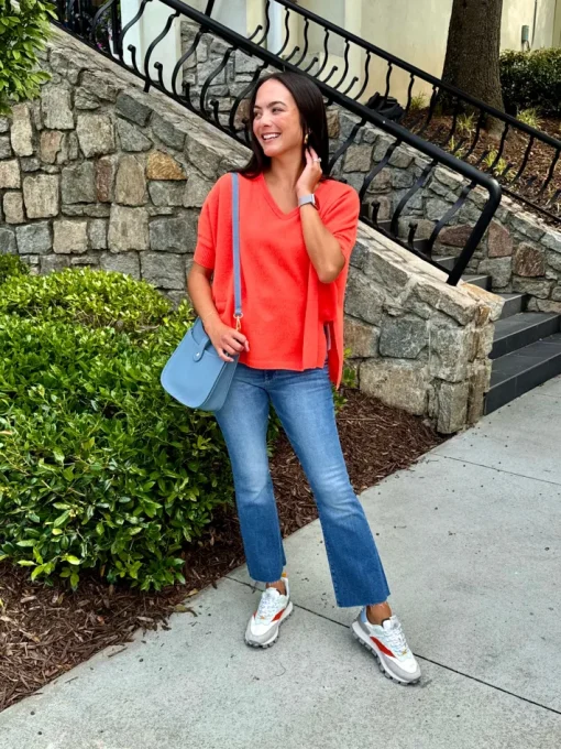 Bronte Sweater In Coral