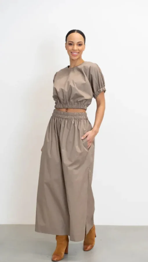 Capri Top In Taupe