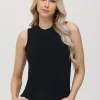 Demi Knit Tank In Black