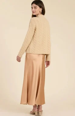 Edie Skirt In Champagne
