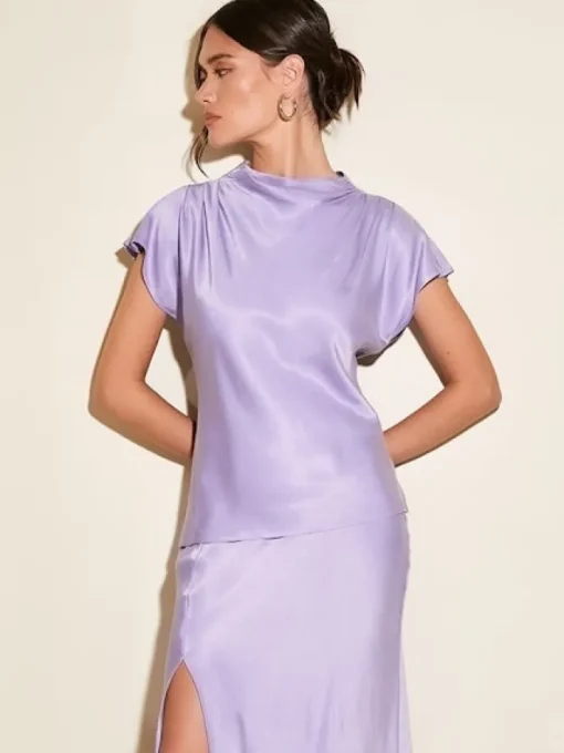 Emmeline Blouse In Lilac