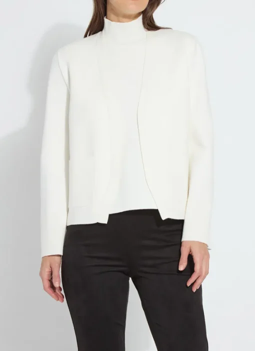 Gianna Knit Cardigan In Ivory