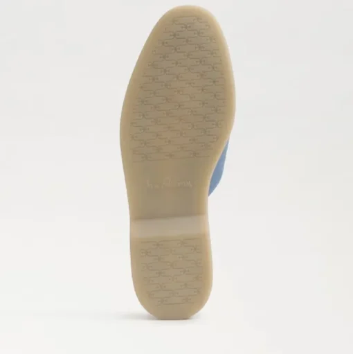 Kira Mule In Blue Suede