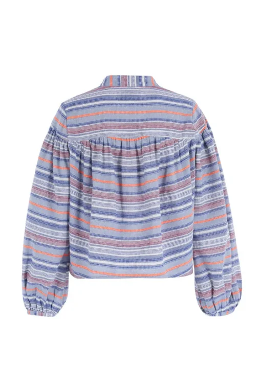 Logan Blouse In Multi Stripe *FINAL SALE*