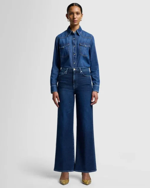 Luxe Vintage Ultra High Rise Jo Jean In Paradise Cove