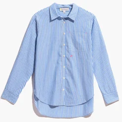 Mia Shirt In Blue/White Stripe