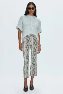 Micah Sweater Tee In Soft Grey