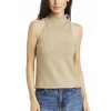 Nixie Sleeveless Sweater In Jute