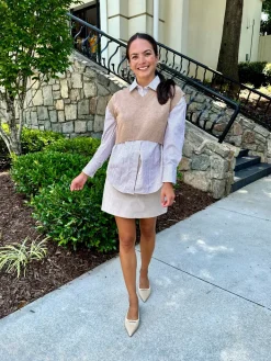 Pallas Crop Vest In Sustained Grey