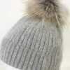 Pom Hat In Grey