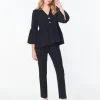 Side Zip Seam Pant In Black