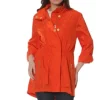 Tess Anorak Jacket In Orange