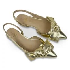 Violet Flat In Gold