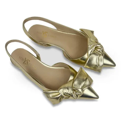 Violet Flat In Gold